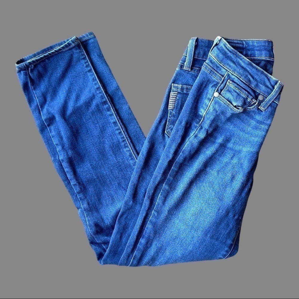𝅺paige Jeans Size 25‎ Verdugo Crop dark blue